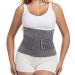 Reian Postpartum Belly Band Abdominal Binder for Post Surgery Recovery Waist Compression Wrap for Tummy Tuck C-section Herina Support Belt for Women and Men (Gray One Size) One Size Gray