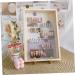 Amosfun Show Rack 1pc Box Nail Display Board Natural Wood Dust-proof Transparent Lid Fake Nails - Buy Online on GoSupps.com