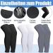 LoppDence 3 Pair Compression Leg Cuffs - UV Protection for Cycling & Basketball | Unisex Black White Gray - Buy Online on GoSupps.com