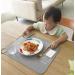Silicone Placemats for Kids - Montessori Toddler Dining Mat - Set of 2 (Grey) - Buy Online on GoSupps.com
