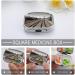 Train Track Print Pill Box - Decorative 2 Compartment Portable Medicine Organizer for Easy Travel - Buy Online on GoSupps.com