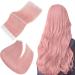 Easyouth Hair Extensions Tape in Human Hair Pink Tape in Extensions Real Hair Colourful Tape in Human Hair Extensions Pink Hair 16 Inch 10Pcs 25g 16 Inch #Pink