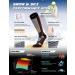 TSLA 2 Pack Winter Ski Socks - Men and Women Calf Compression Snowboard Socks - Warm Thermal Socks for Cold Weather - 2pairs Black/Orange - Size Large - Buy Online on GoSupps.com
