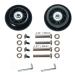 YongXuan Mute Wear-Resistant Luggage Suitcase Replacement Wheels Kit Inline Outdoor Skate Replacement Wheels (68mm x 24mm)