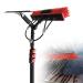 photovoltaic cleaner window cleaning pole Photovoltaic Panel Cleaning Window Clean Waterfed Telespole System for Trucks Windows Window Glass Wallextendable Window Washer-24Ft/18Ft