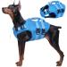 Kuoser dogs for small agents Large dogs adjustable & ripstop Dogs Lifeguard vest with lifeguard high swimming capacity pet lifesaver puppy swimming suits for beach blue xxl xxl blue