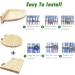 3PCS Hamster Wooden Platform Perch Stand Natural Bird Budgie Toys and Accessories Parrot Cage Perch for Chinchilla Mouse Rat Dwarf Hamster Small Animals - Box Packaging - Buy Online on GoSupps.com
