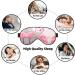 Love Flamingo Eye Mask - Soft & Adjustable Sleep Mask for Men & Women | Nighttime Comfort & Style - Buy Online on GoSupps.com