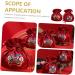 HOMSFOU 2pcs Candy Bag Packaging Bag Wedding Candy Bags Candy Bags for Wedding Decorative Candy Pouches Drawstring Candy Bags Gift Bags Wedding Decor Portable Candy Pouch Festival Supply Red 15x12cm - Buy Online on GoSupps.com