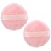 PATKAW 2Pieces Makeup Sponge Puffs Reusable Powder Puff 2.95 Diameter Setting Powder Puff for Make Up Face Puff Pads for Press Powder