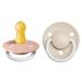 BIBSE de Lux Glow Schnuller 2-pack BPA-free.Lights up in the dark cherry shape nipple.Natural rubber/latex made in Denmark.0-6 months (2 Pack) Blush Night / Vanilla Night Size 1 (2 Series Pack) Blush Night / Vanilla Night