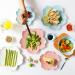 WALFREW Coupe Fruits Sakura Bone China Assiette d ner Fleurs de Cerisier Gla ure Assiette en c ramique Steak Fruits Noix Plateau Saladier Snack Plats Assiette - Buy Online on GoSupps.com