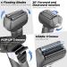 Buy Pritech Electric Foil Razor Shaver - 4 Blade Rechargeable for Men | Travel Lock & Popup Trimmer | Adjustable Speeds - Buy Online on GoSupps.com