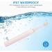NC Sonic Electric Toothbrush - Powerful Rechargeable Waterproof Brush for Adults & Kids (Pink) - 2 Brush Heads Included | Best International Shipping - Buy Online on GoSupps.com
