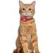 Oopsdoggy Airtag Cat Neck Band - Durable Leather GPS Collar with Bells for Cats & Small Dogs | Red Pet Accessory - Buy Online on GoSupps.com