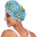 Small Green Turtles Hair Towel 2 Pack | Super Absorbent Quick Dry Hair Turbans for Women & Girls - Buy Online on GoSupps.com