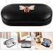 Minkissy Portable 2-in-1 Glasses Case - Double-Sided Multifunctional & Durable Lens Holder Black (16.5x7.5x6cm) for International Shipping - Buy Online on GoSupps.com