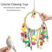 TeTupGa Bird Toy Bird Swing Toys Hanging Cotton Rope Rings Parrot Perch with Colorful Chewing Toys for Cockatiel Lovebirds Finches Parakeets Conure and Small Birds - Buy Online on GoSupps.com