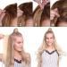 22 inches SEGO One Piece Hair Extensions Clip in Human Hair #4 Medium Brown Real Remy Hairpieces for Women 3/4 Full Head Straight Invisible (55g) - Buy Online on GoSupps.com