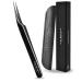 At the beauty tweezers Premium Edition including the case eyelash sink straight nail design accessories eyelashcots artificial eyelashes extensions eyelashes tweezers pincer eyelash extension black black glossy