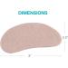 Steins Moleskin Kidney Shaped Ball of Foot Pads - Metatarsal Cushion for Callus & Blisters - 8 Count - Buy Online on GoSupps.com