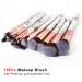 16-Piece Professional Marble Makeup Brush Set | Best Face & Eye Brushes for Foundation Concealer & Eyeshadow | International Shipping Available - Buy Online on GoSupps.com