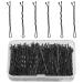 150 pieces of hair clips metal wave shape hair clips pins for girls women hair additives for hairdressing salon black hairpins kit with storage box (5cm long)