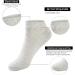 MAGIARTE Women's Cotton Ankle Socks 6-Pack, Low Cut Athletic No Show Socks - Size 6-9 - Buy Online on GoSupps.com