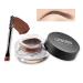 Eyebrow Pomade Dark Brown Brow Pomade Gel Smudge Proof Eyebrow Powder Brows Cream Durable Eyebrow Gel Long Lasting Waterproof Eyebrow Tint Makeup Kit