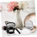  Healvian Healvian 20g Elastic Mesh Flip-Top Black Loose Powder Box + 3g Thin Silver Powder Puff Beauty Products Powder Container with Puff Sample Jars Bottle Sponge - Buy Online on GoSupps.com