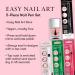 Nails.INC Easy Nail Art 5-Piece Nail Pen Set (Worth Value 35) - Buy Online on GoSupps.com