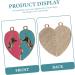 LALAFINA 5 Pairs Pendant Handmade Jewelry Best Friend Necklace Friend Half Heart Necklace Lovers Bulk Charm - Buy Online on GoSupps.com