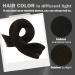 Moresoo Double Weft Darkest Brown Human Hair Extensions - 100g/Pack, 18 Inch | #2 - Buy Online on GoSupps.com