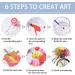 Paint by Numbers Kit for Adults and Kids | Bicycle Floral DIY Painting on Canvas | Unframed, Ideal for Ages 8-12 | Home Wall Decor (15.7x19.7inch) - Buy Online on GoSupps.com