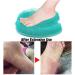Extra Large Shower Foot Scrubber Massager with Non-Slip Suction Cups - Increase Circulation & Exfoliation - Soft Bristles - 11.8 x 9.5 Inches - Green - Buy Online on GoSupps.com