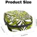  Portable Tropical Flowers Sanitary Napkin Storage Bag | Plumeria & Hibiscus Pattern Menstrual Cup Pocket for Teens & Women  - Buy Online on GoSupps.com