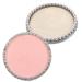 2pcs Makeup Palette Polish Color Mixing Plate Nail Color Makeup Pallete Nail Art Mixing Nail Gel Water Color Mixer Plate Nail Polish Holder Rhinestone Watercolor Paints Pigment 7x7x1cm Pink White