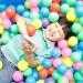 50 Colorful Plastic Ball Pit Balls - Baby and Dog Play Toys - Small Fun Balls for Kids - Buy Online on GoSupps.com