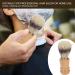 Hair & Beard Shaving Brush - Wooden Handle Thick Foam Residue Removal - Ideal for Men - Buy Online on GoSupps.com