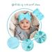 Shop 20-Piece Baby Headband Set | Stretchy Hair Bands with 6-Inch Big Bows for Newborns Toddlers & Kids Multi-Colored Options Available - Buy Online on GoSupps.com