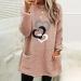 Yihaojia Womens 2023 Fashion Fuzzy Pullover Long Sleeve Crewneck Loose Sherpa Fleece Sweatshirt with Pocket Outerwear Pink#81 X-Large - Buy Online on GoSupps.com