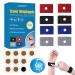 Travel Motion Sickness Relief Wrist Band, Motion Sickness Bands for Kids, Anti-Nausea Wristbands, Adult&Kids Adjustable Acupressure Wristband, Relief Anxiety Relief for Sea/Car Sickness, 8PCS 4colors 4pairs