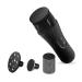 Electric Callus Removers Rechargeable Professional Electric Foot File Pedicure Foot Sander for Hard Dead Skin 3 Speeds Replaceable Nano Glass Grinding Head and Sandpaper Discs (Black) 01-Black