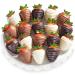 Golden State Fruit 18 Piece Chocolate Covered Strawberries, Berry Bites