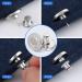 12 Sets No-Sew Jean Buttons Pins for Loose Pants - Adjustable Snap Tack Jeans Button Replacement - 12 Silver Letters - Buy Online on GoSupps.com