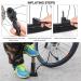 Portable Foot Activated Mini Bike Pump | Universal Presta & Schrader Valve | High Pressure up to 120PSI | Compact Tire Pump for Bikes, Basketballs, Footballs & Mountain Bikes (Black) - Buy Online on GoSupps.com
