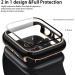 Lovrug 2 Pack Apple Watch Case 40mm SE/Series 6/5/4 - Tempered Glass Screen Protector - Ultra-Thin Bumper - Full Coverage iWatch Cover (Pink/Black) - Buy Online on GoSupps.com