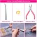 Paxcoo 1350pcs Earring Making Kit - DIY Earring Supplies and Findings with Hooks, Jump Rings, Pliers, Backs, Cards, and Bags - Buy Online on GoSupps.com