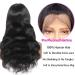 18 Inch HD Transparent Lace Front Body Wave Wig | Brazilian Virgin Human Hair | 150% Density | Natural Black Female Wig - Buy Online on GoSupps.com