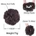 Hair Chignon 1pc Messy Bun Hair Slice Synthetic Curly Hair Bun Ponytail Hair Extensions Elastic Bungee Hair Ties for Daily Wear Messy Bun Hair Piece (Color : 9H19) - Buy Online on GoSupps.com